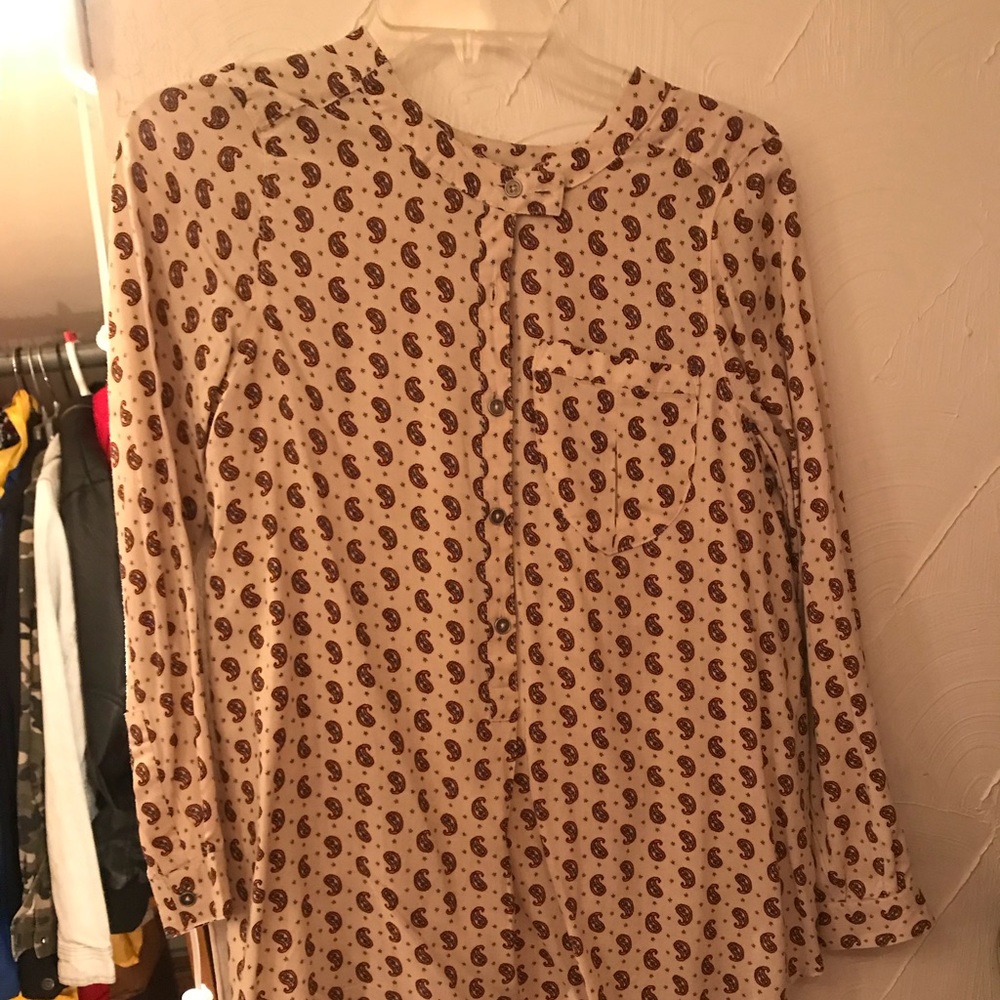 printed tunic top